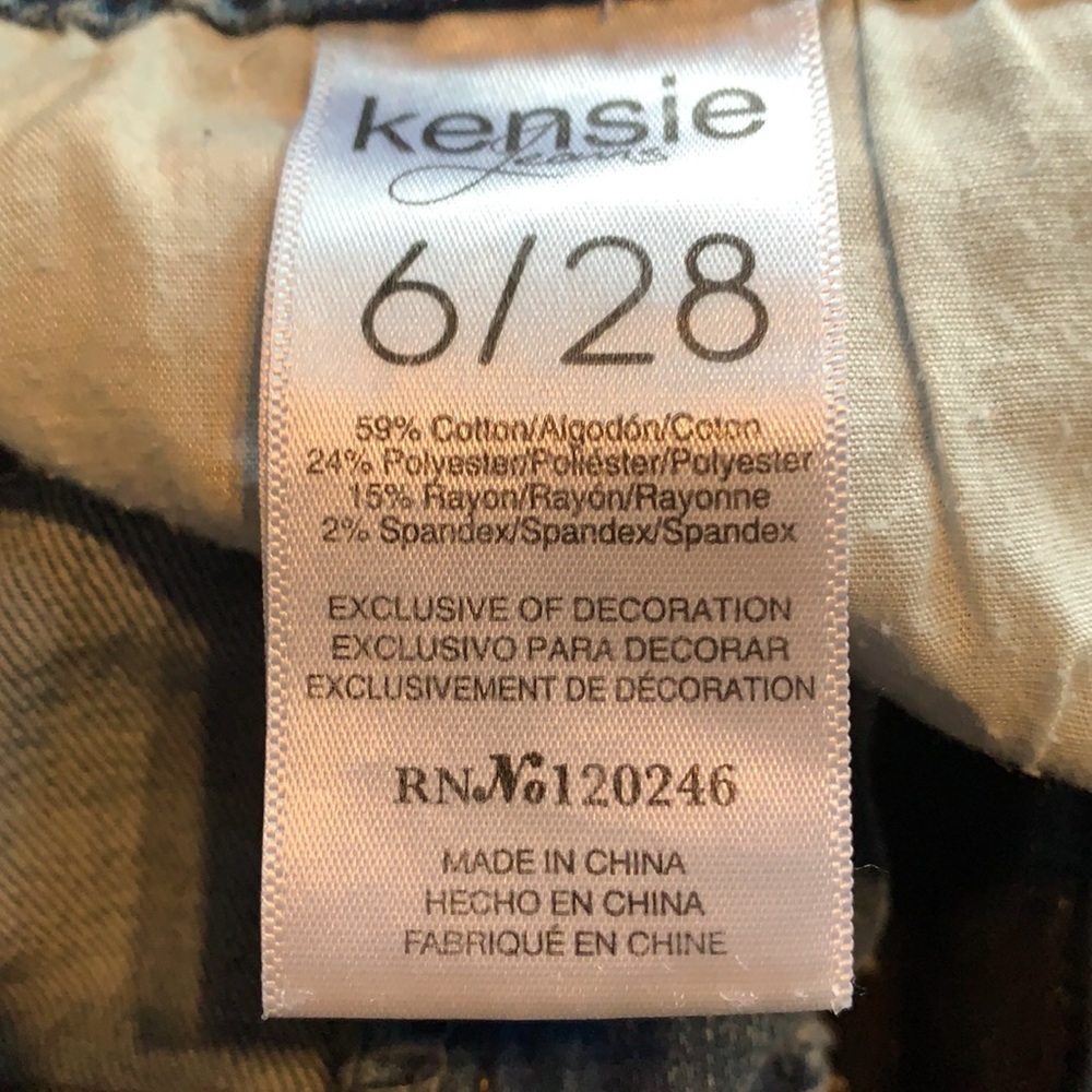 Kenzie Capri/ ankle jeans size 6/28 - Picture 5 of 5